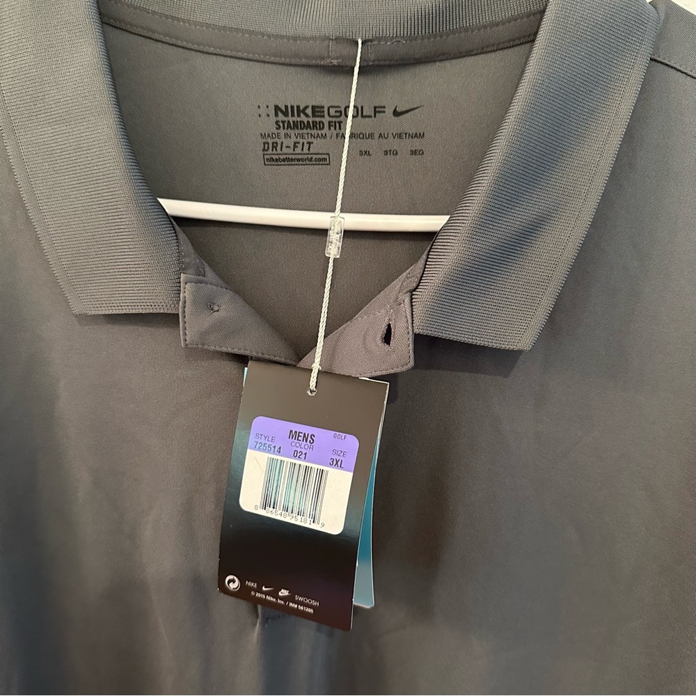 Men’s Nike Golf Dri-Fit Long Sleeve Shirt Size 3XL - Picture 3 of 4